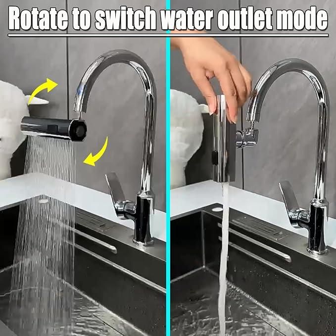 3 in 1 Waterfall Kitchen Faucet